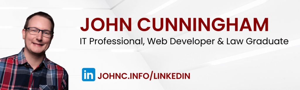 John Cunningham - Visit my Linkedin Profile at johnc.info/linkedin